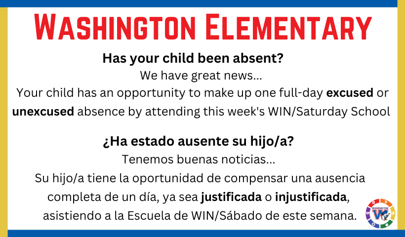  WIN Saturday School | Escuela de Sabado 